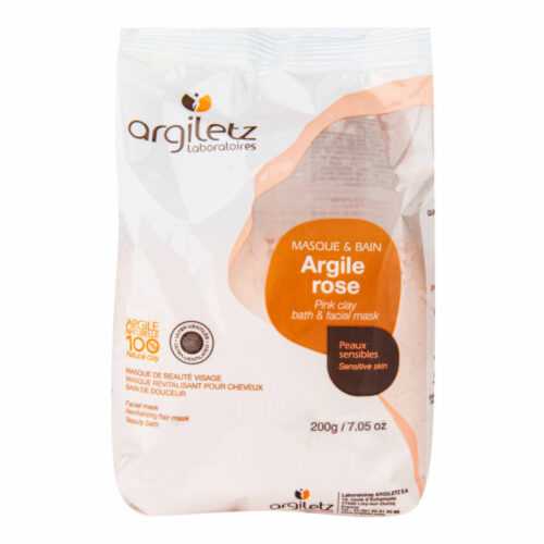 Jíl růžový ultra ventilovaný maska & koupel (citlivá pleť) 200 g   ARGILETZ Argiletz