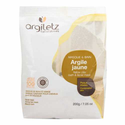 Jíl žlutý ultra ventilovaný maska & koupel 200 g   ARGILETZ Argiletz