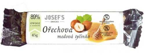Josef's snacks Medová tyčinka s ořechy 45 g