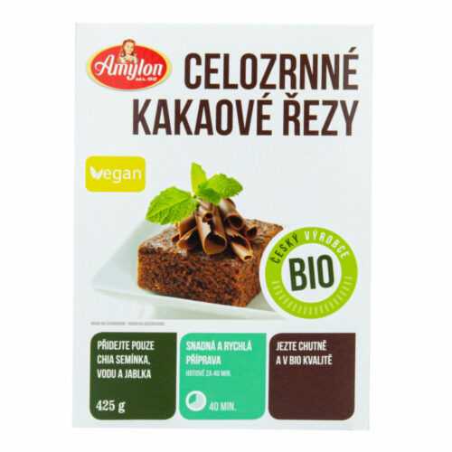 Kakaové řezy celozrnné 425 g BIO   AMYLON Amylon