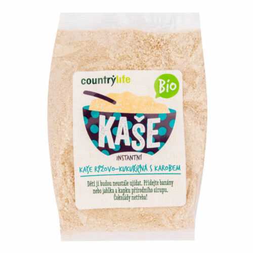 Kaše rýžovo-kukuřičná s karobem 200 g BIO   COUNTRY LIFE Country Life