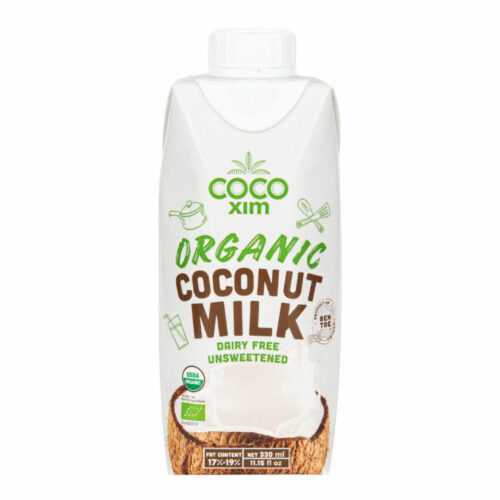 Kokosová alternativa smetany 17 % tuku 330 ml BIO   COCOXIM Cocoxim