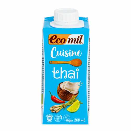 Kokosová alternativa smetany Thai 14 % tuku 200 ml BIO   ECOMIL EcoMil