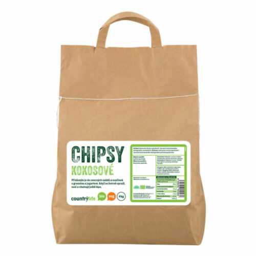 Kokosové chipsy 4 kg BIO   COUNTRY LIFE Country Life