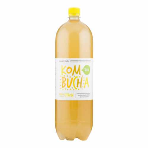 Kombucha bancha s příchutí citron 2 l BIO   COUNTRY LIFE Country Life