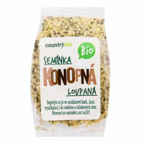 Konopná semínka loupaná 100 g BIO   COUNTRY LIFE Country Life