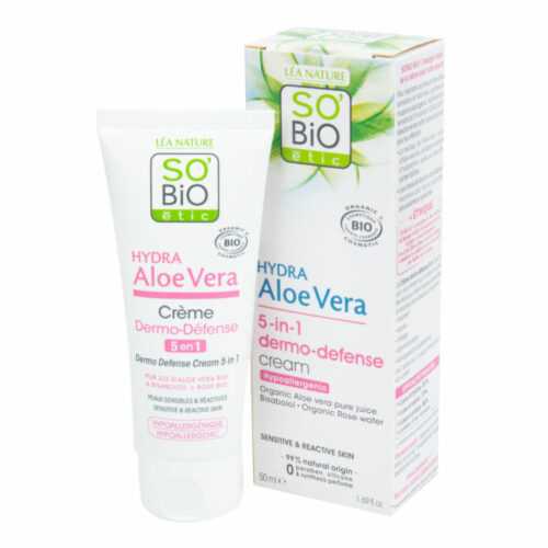 Krém ochranný pro citlivou pleť Aloe vera 5v1 50 ml BIO   SO’BiO étic So’Bio étic