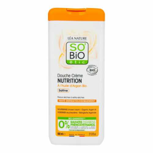 Krém sprchový NUTRITION s arganovým olejem 650 ml BIO   SO’BiO étic So’Bio étic