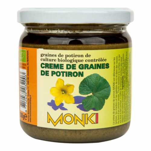 Krém z pražených dýňových semínek 330 g BIO   MONKI Monki