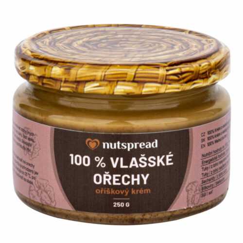 Krém z pražených vlašských ořechů 250 g   NUTSPREAD Nutspread