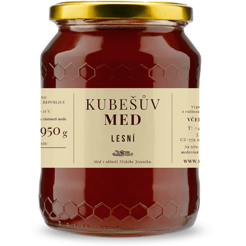 Kubešův med Med lesní medovicový 750 g