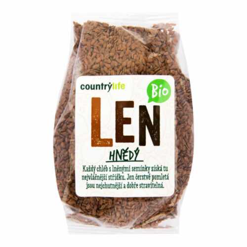 Len hnědý 300 g BIO   COUNTRY LIFE Country Life