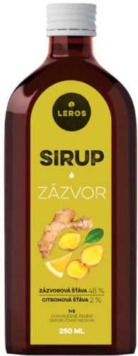 Leros Zázvorový sirup s citronem 250 ml