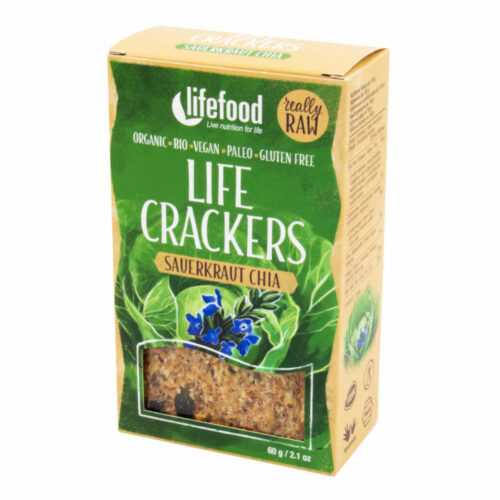 Life Crackers Zelánky 60 g BIO   LIFEFOOD Lifefood