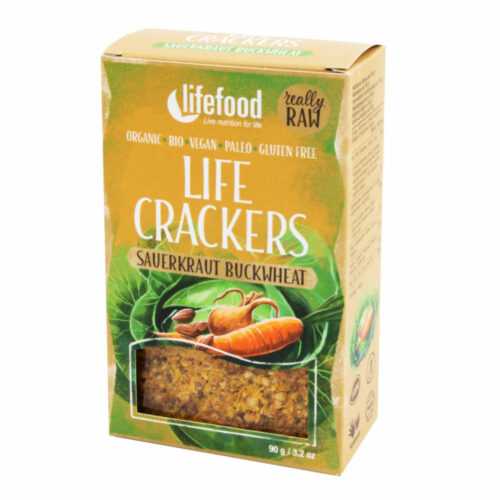 Life Crackers Zelňáky 90 g BIO   LIFEFOOD Lifefood