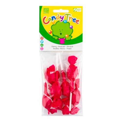 Lízátka s příchutí třešeň bezlepková 7x10 g BIO   CANDY TREE Candy Tree