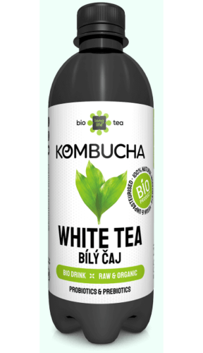 Long life biotea Kombucha bílý čaj 500 ml