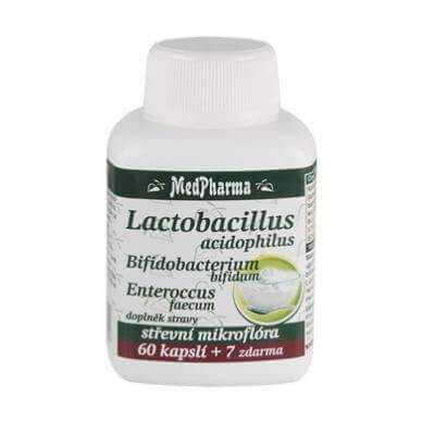 MedPharma Lactobacillus acidophilus + 2 kmeny 67 tablet