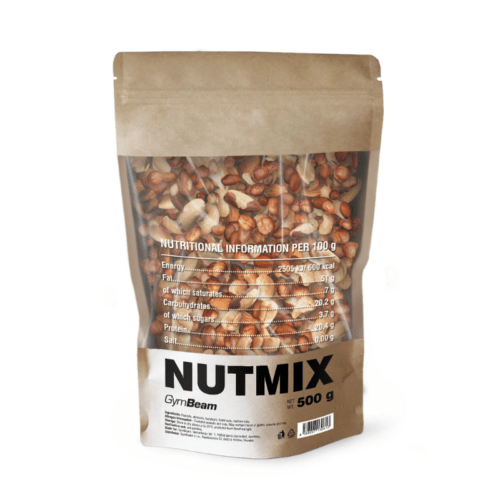 Mix přírodních ořechů 500 g bez příchuti - GymBeam GymBeam