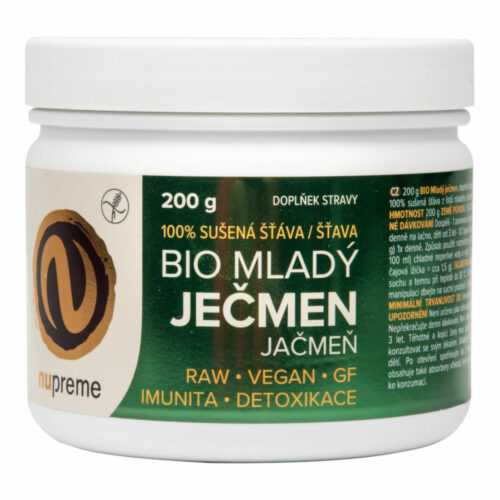 Mladý ječmen  200 g BIO   NUPREME Nupreme