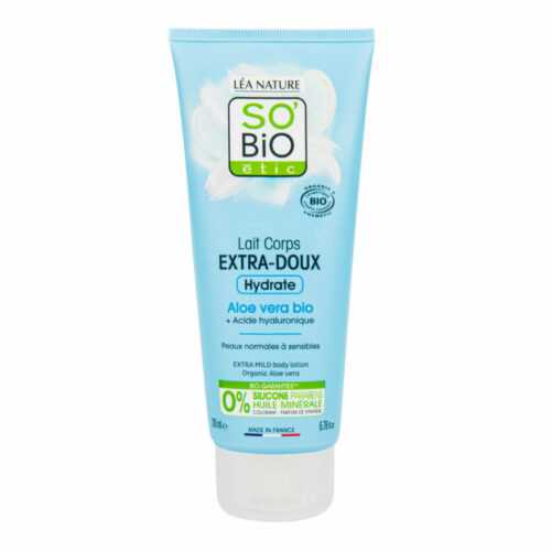 Mléko tělové extra hydratační s aloe vera a hyaluronem 200 ml BIO   SO’BiO étic So’Bio étic