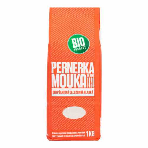 Mouka pšeničná celozrnná hladká 1 kg BIO   PERNERKA Mlýn Perner