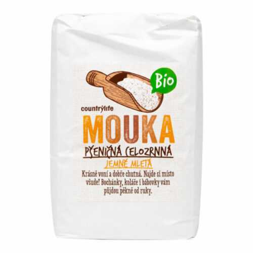 Mouka pšeničná celozrnná jemně mletá 1 kg BIO   COUNTRY LIFE Country Life