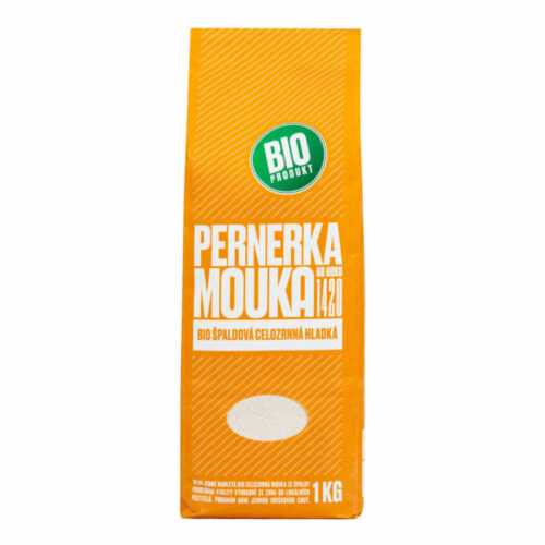 Mouka špaldová celozrnná hladká 1 kg BIO   PERNERKA Mlýn Perner