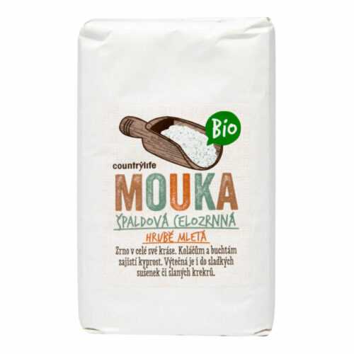 Mouka špaldová celozrnná hrubě mletá 1 kg BIO   COUNTRY LIFE Country Life