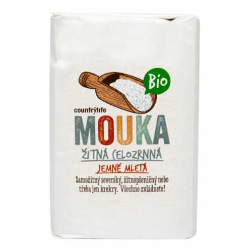 Mouka žitná celozrnná jemně mletá 1 kg BIO   COUNTRY LIFE Country Life