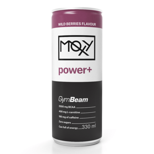 Moxy Power+ Energy Drink 330 ml lesní ovoce - GymBeam GymBeam