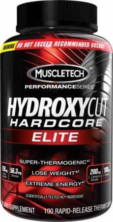 MuscleTech Hydroxycut hardcore elite 110 kapslí