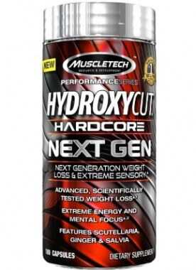 MuscleTech Hydroxycut hardcore nex gen 100 kapslí