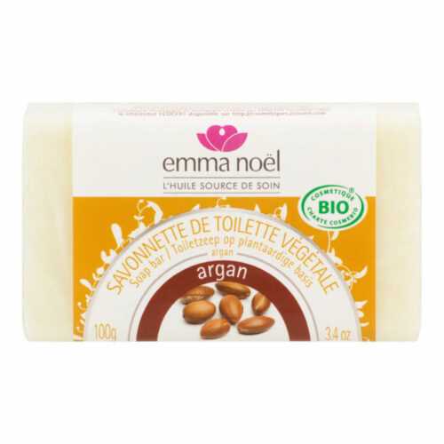 Mýdlo rostlinné argan 100 g BIO   EMMA NOËL Emma Noël