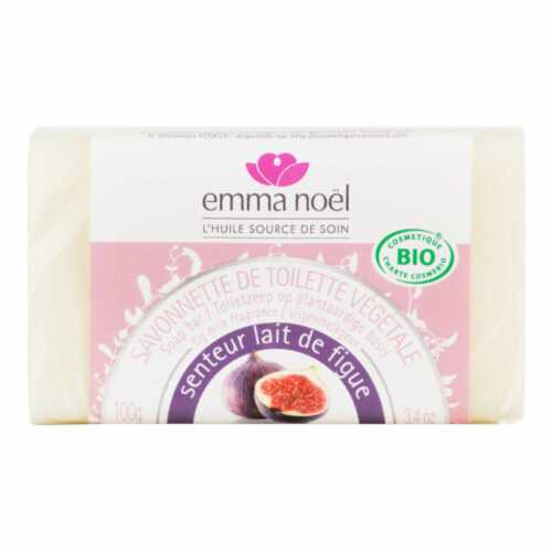 Mýdlo rostlinné fíkové mléko 100 g BIO   EMMA NOËL Emma Noël