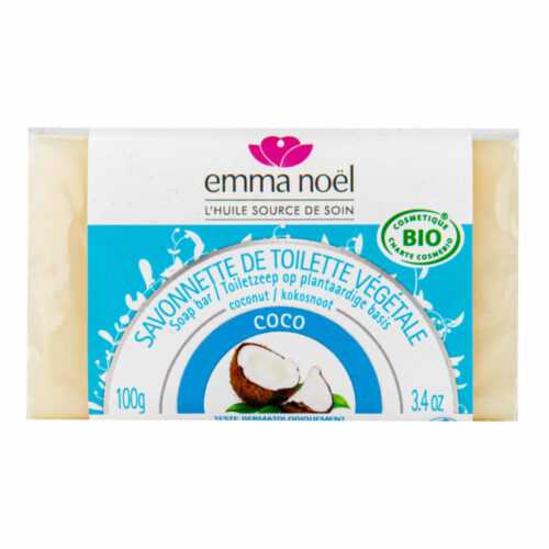 Mýdlo rostlinné kokos 100 g BIO   EMMA NOËL Emma Noël