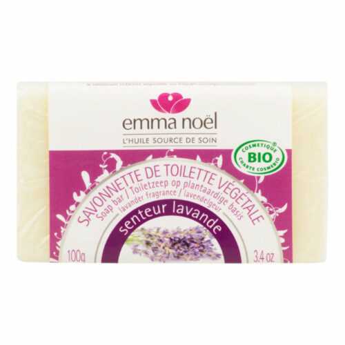 Mýdlo rostlinné levandule 100 g BIO   EMMA NOËL Emma Noël