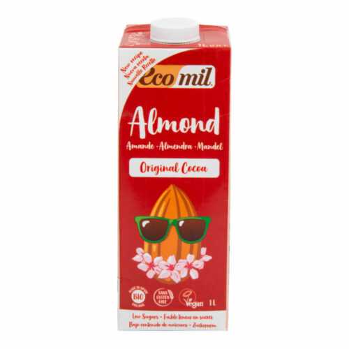 Nápoj ze sladkých mandlí kakao 1 l BIO   ECOMIL EcoMil