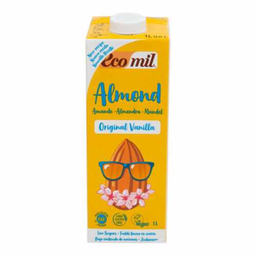 Nápoj ze sladkých mandlí vanilka 1 l BIO   ECOMIL EcoMil