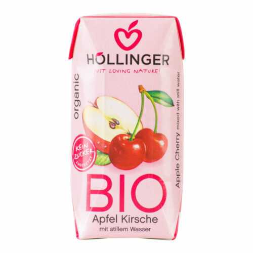 Nektar jablko višeň 200 ml BIO   HOLLINGER Hollinger