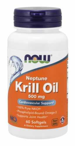 Neptune Krilový olej 500 mg 120 kaps. - NOW Foods NOW Foods
