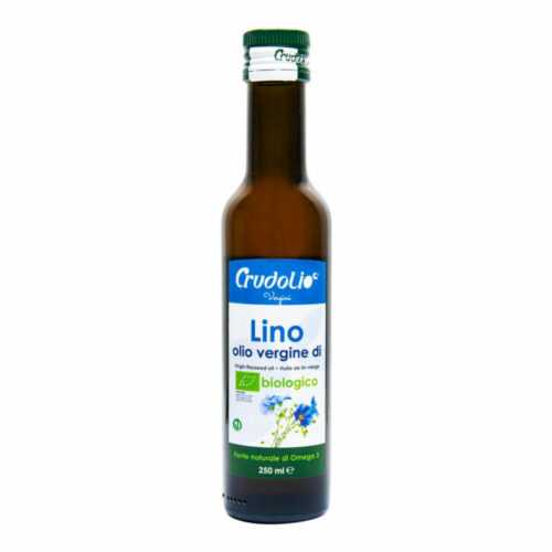 Olej lněný 250 ml BIO   CRUDOLIO Crudolio