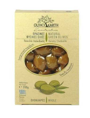 Olives Earth Zelené olivy s peckou 200 g