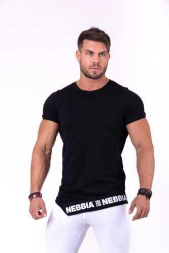 Pánské tričko Be rebel! Black XL - NEBBIA NEBBIA