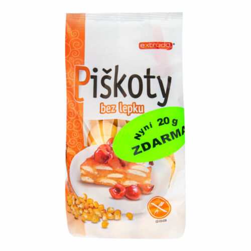 Piškoty bezlepkové 120 g   EXTRUDO Extrudo