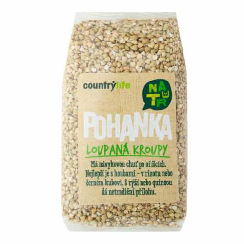 Pohanka loupaná kroupy 500 g   COUNTRY LIFE Country Life