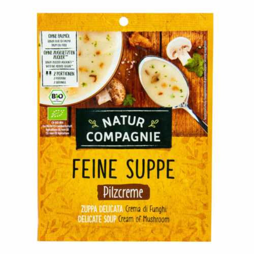 Polévka houbová krémová 40 g BIO   NATUR COMPAGNIE Natur Compagnie