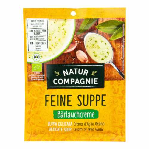 Polévka s medvědím česnekem krémová 40 g BIO   NATUR COMPAGNIE Natur Compagnie