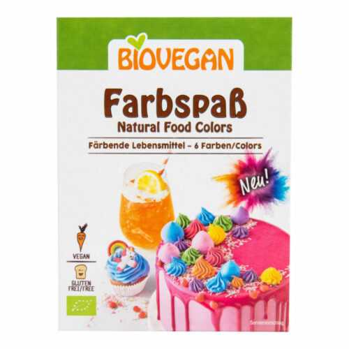 Potravinářské barvivo bezlepkové 6 x 8 g BIO   BIOVEGAN Biovegan