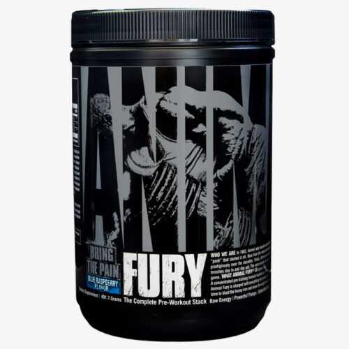 Předtréninkový stimulant Animal Fury 490 g modrá malina - Universal Nutrition Universal Nutrition
